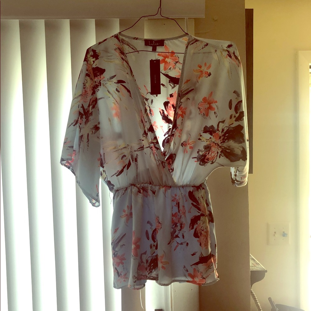 Romper! Light blue and perfect for summer!